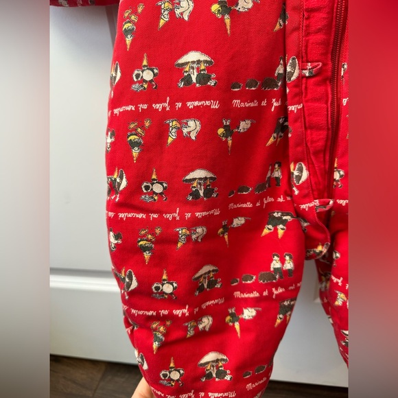 Vintage Petit Bateu Red Snowsuit (Size 1AN/12 Months) - Picture 4 of 7